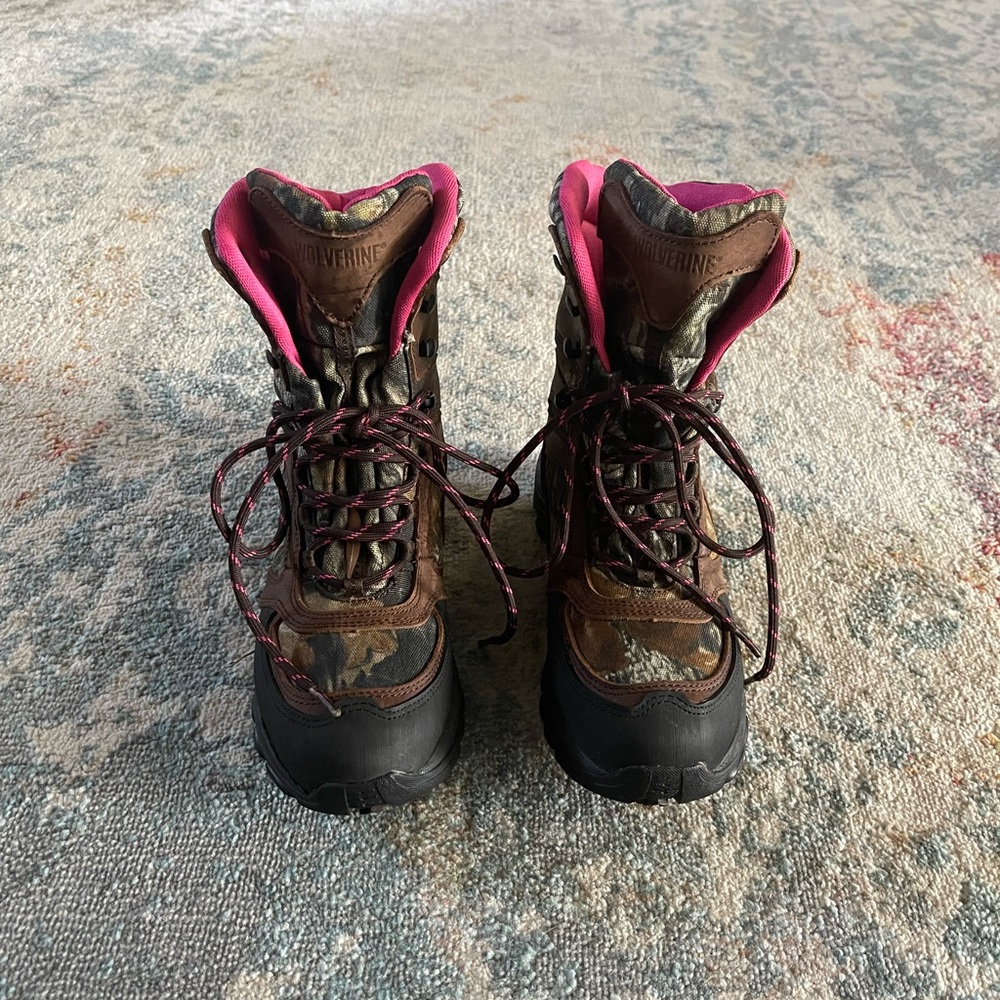 Camo hunting/hiking boots